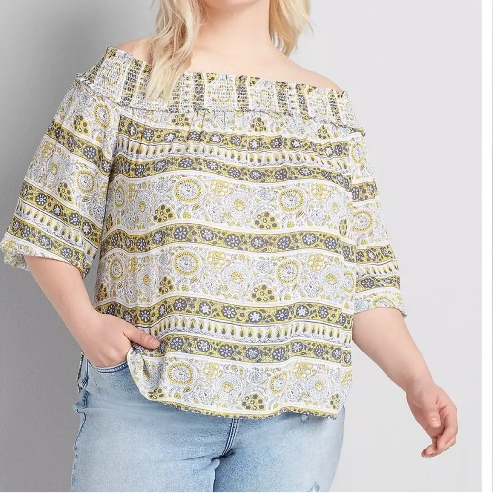 Lane Bryant 22/24 NWT cold shoulder swing top